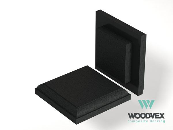 Крышка верхняя WoodVex Select 125/125мм (Графит)