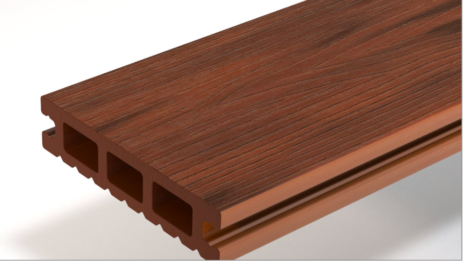 Террасная доска WoodVex Select Colorite Slim (Палисандр) 4м