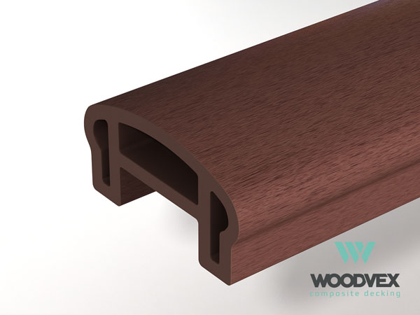 Перила верхние WoodVex Select 50/100/3000мм (Темно-коричневый)