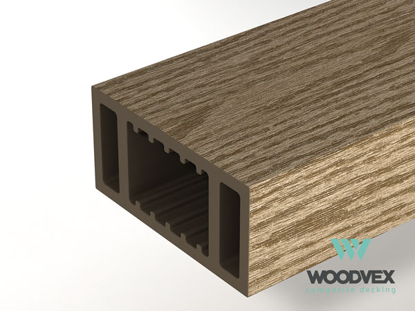 Перила нижние WoodVex Select 50/100/3000мм (Кофе)