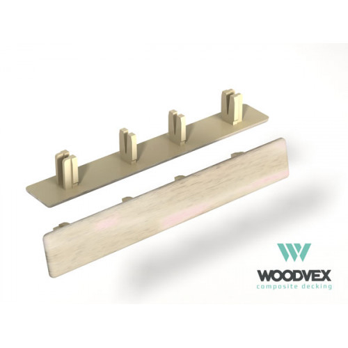 Торцевая заглушка доски WoodVex Select Colorite (Сакура)