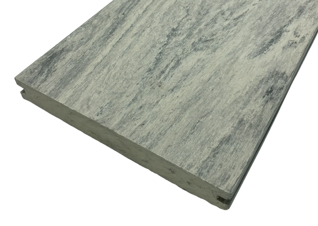 Террасная доска WoodVex полнотелая Colorite (серый) 3м
